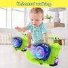Glowing and Music Playing Crawling Snail, 2026 New Auto Moving Interactive Snail Play Dancing Musical, with Music and Light, Fun Holiday & Birthday Gifts for Toddler (Green*Brown) view 2