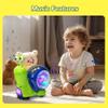 Glowing and Music Playing Crawling Snail, 2026 New Auto Moving Interactive Snail Play Dancing Musical, with Music and Light, Fun Holiday & Birthday Gifts for Toddler (Green*Brown) view 3