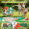 4-in-1 Dinosaur Bean Bag Toss Game for Kids, Cornhole & Dart Board Set for Toddlers, Outdoor Toys for Family Party, Backyard, Beach & Lawn Activities, Gift for Boys and Girls Ages 3 4 5 6 7 8 view 3