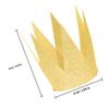BESPORTBLE 12Pcs Gold Birthday Party Crowns for and Adults, Plastic Glitter Festival Headwear, Adorable Birthday Hat Props for S Celebration and Party Supplies view 2