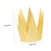 BESPORTBLE 12Pcs Gold Birthday Party Crowns for and Adults, Plastic Glitter Festival Headwear, Adorable Birthday Hat Props for S Celebration and Party Supplies view 4