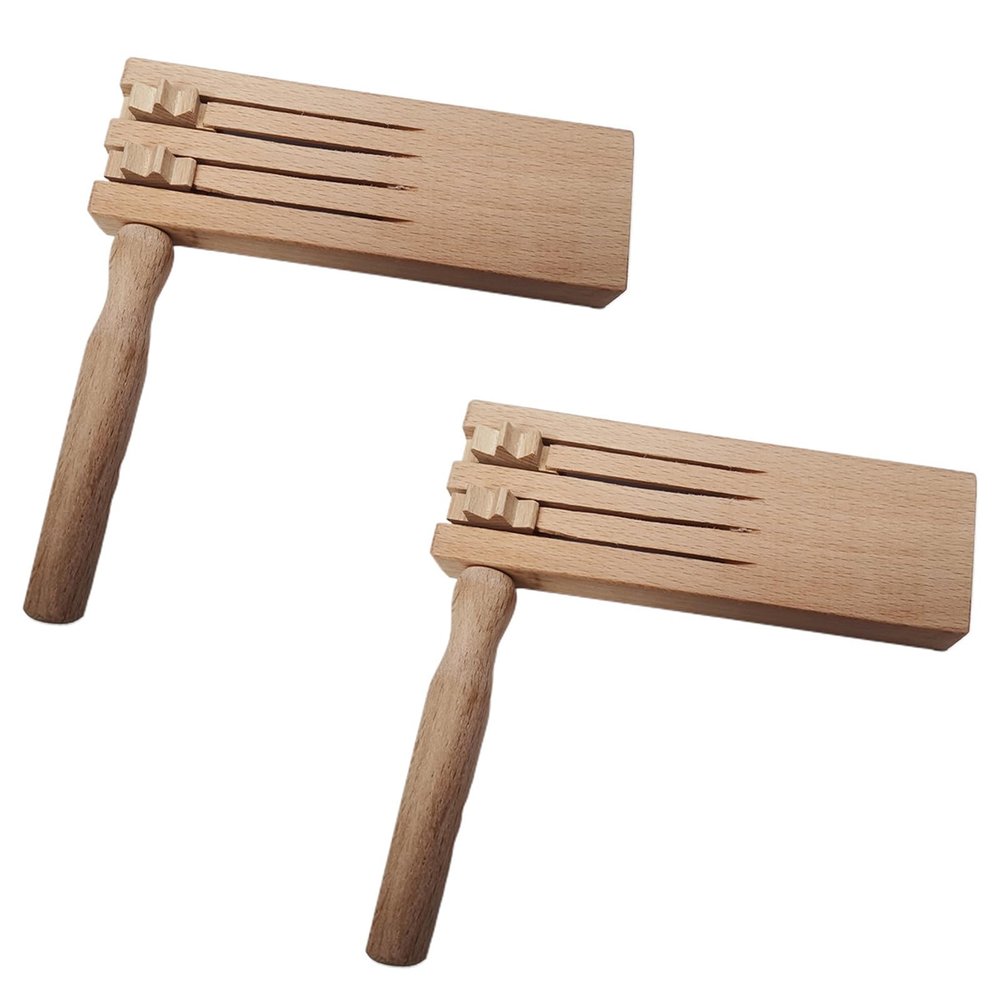 Percussion Wood Castanets Toy Spinner Rattles Soundboard Educational Toy Wood Ratchets Noise Makers Mexicans Matraca Traditional Matraca Instrument Ratchet Instrument
