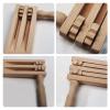 Percussion Wood Castanets Toy Spinner Rattles Soundboard Educational Toy Wood Ratchets Noise Makers Mexicans Matraca Traditional Matraca Instrument Ratchet Instrument view 2