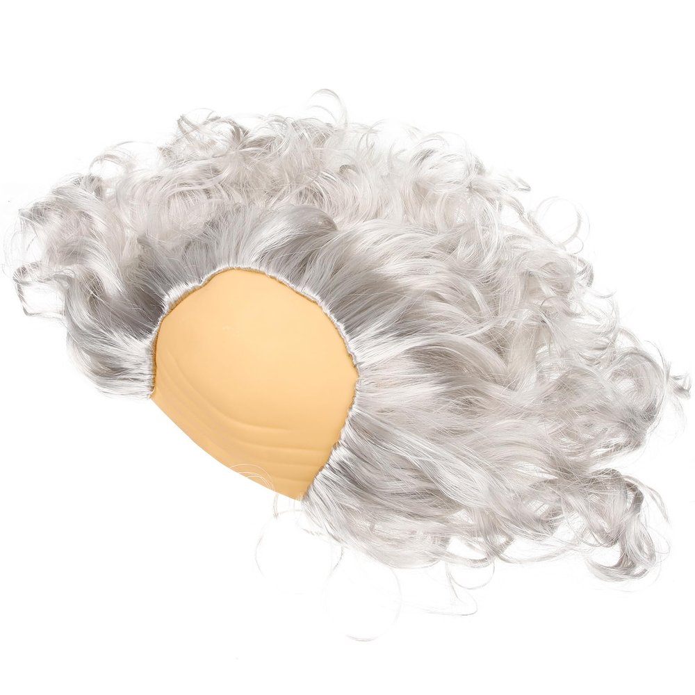 FOYTOKI Funny Bald Wig Old Man Wig Role Play Costume Party Halloween Dress-Up Accessory
