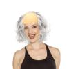 FOYTOKI Funny Bald Wig Old Man Wig Role Play Costume Party Halloween Dress-Up Accessory view 3