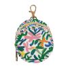 Flowers Bloom Colorful Infants Baby Pacifiers Holder Case with Zipper and Clip Cash Coin Purse, Baby Items Storage Container view 1