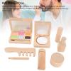 Qudinip Wooden Makeup Toy Set, Kids Cosmetic Toys, Fun Simulation Cosmetic Toys for Girls Gift Birthday Party view 3