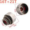 Flywheel Clutchbell 14T 16T&21T Ball Bearing 10 * 5 * 4mm for RC Car Engine Parts H-SP 1/10 02065 02107 02139 122273 102273 102006(Yellow) view 4