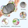 Colorful Lively Fresh Summer Flowers Infants Baby Travel Pacifier Holder Portable Key Chain Wallet, Small Item Storage pouching view 4