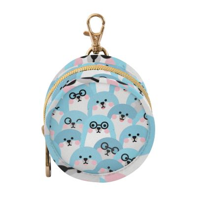 Cartoon Cute Seal Blue Baby Girl Pacifiers Holder Case Portable Cash Coin Purse, Neutral Baby Items