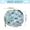 Cartoon Cute Seal Blue Baby Girl Pacifiers Holder Case Portable Cash Coin Purse, Neutral Baby Items view 3
