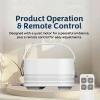 200W Electric Bubble Machine (47.2 * 15.75in) - 6 Gear Adjustment & Bath Mat Heating, Home Surfing Massage Bath Mat, Non-Slip Bath Mat W/Pillow & Remote, Relieve Stress, Improve Sleep view 4