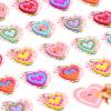 24 Pcs Valentines Day Gifts, Heart Pop Keychain Fidget Toys with Valentines Cards, Valentines Day Gifts for Classroom Exchange Party Favors Prizes view 3