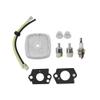 Fit for C1U-K82 Carburetor Kit with Gaskets SRM2100 GT2000 GT2100 7222 7222E 7222M C1U-K54 Replace 12520013122 12520013123 Carb view 2