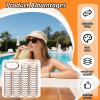 50 Pcs Team Bracelet Bulk, Adjustable Bracelet for Basketball Softball Baseball Football Cheer Presents Cheerleader Accessories, Adjustable Rope Hockey Bracelets for Team Friends(Orange black white) view 4