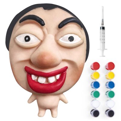 2-in-1 Adult Stress Relief Pop Model Squishy Texture & Refillable Pimple Popping Design with Syringe Applicator, DIY Color Filling for Stress Release (Style 4)