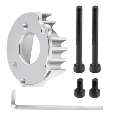 RCLIONS Aluminum Motor Mount for Tamiya CW-01 Lunch Box Midnight Pumpkin Electric Car/Truck Upgrades Parts (Silver)
