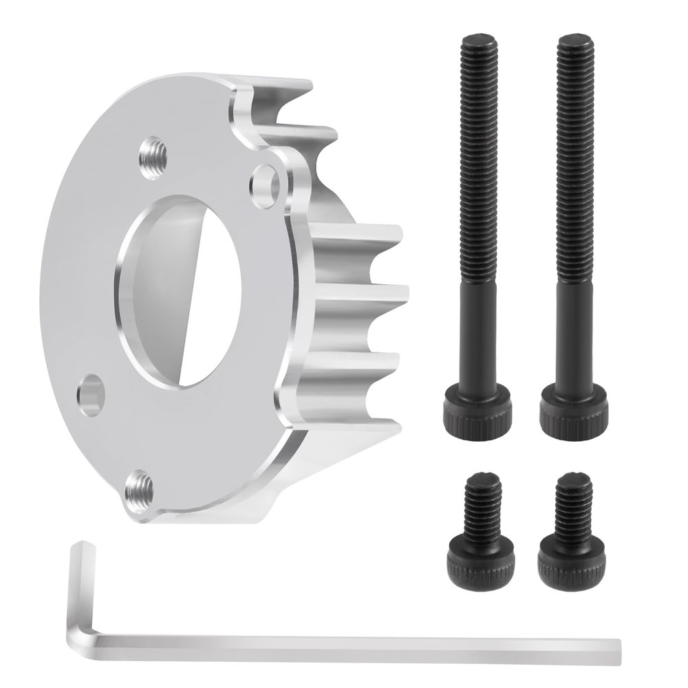 RCLIONS Aluminum Motor Mount for Tamiya CW-01 Lunch Box Midnight Pumpkin Electric Car/Truck Upgrades Parts (Silver)