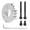 RCLIONS Aluminum Motor Mount for Tamiya CW-01 Lunch Box Midnight Pumpkin Electric Car/Truck Upgrades Parts (Silver) view 1