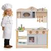 Costzon Kids Play Kitchen, Wooden Toy Kitchen Playset w/Microwave, Oven, Stoves, Water Sink & Accessories, Pretend Cooking Play Set for Toddlers, Gift for Boys & Girls 3+ view 1