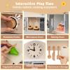 Costzon Kids Play Kitchen, Wooden Toy Kitchen Playset w/Microwave, Oven, Stoves, Water Sink & Accessories, Pretend Cooking Play Set for Toddlers, Gift for Boys & Girls 3+ view 4
