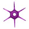 Modified Star Brake for Abu Max Series B3B4P3P4P5, Water Droplet Wheel Six Star Brake, 65mm Diameter Aluminum Alloy, Color Options: Black, Red, Gold, Purple, Blue, Green, Avocado(Purple)(Right Hand) view 4
