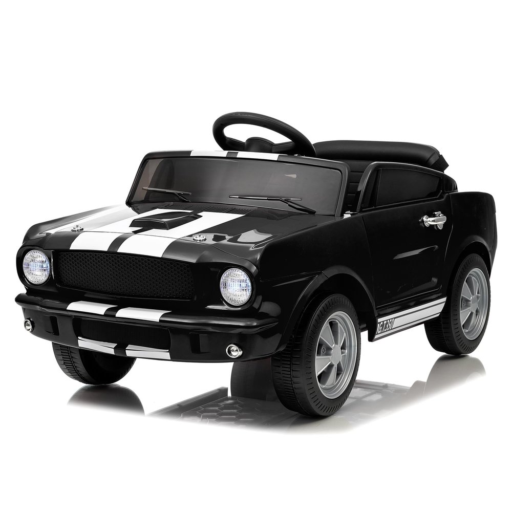 12V Ride on Car for Kids, Licensed Shelby GT350 Electric Toy with Parent Remote Control, 3 Speeds, LED Headlights, Music & Safety Belt for Toddlers