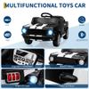 12V Ride on Car for Kids, Licensed Shelby GT350 Electric Toy with Parent Remote Control, 3 Speeds, LED Headlights, Music & Safety Belt for Toddlers view 4