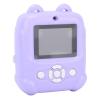 Acouto Kids Instant Print Camera, 48MP HD 1080P 16X Zoom Inkless Printing Toy with 2.4 Inch Screen for Selfies, Zoom and Playful Frames (Purple) view 2