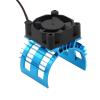 Blue RC Parts brushless Motor Heatsink Cover + Cooling Fan for 1:10 H-SP RC Car 540 550 3650 Size Motor Heat Sink(Red) view 2
