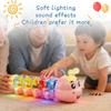 djiatog Caterpillar Crawling Toy with Light and Music, Moving Baby Toy for Early Learning and Play, Tummy Time Toy (2pcs) view 3