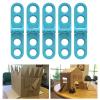 JISADER 5X Cardboard Construction Hinges Reusable Home Play Learning Creativity Engineering Connector Boys Girls Cardboard Tools view 3