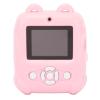 Acouto Kids Instant Print Camera, 48MP HD 1080P 16X Zoom Inkless Printing Toy with 2.4 Inch Screen for Selfies, Zoom and Playful Frames (Pink) view 1