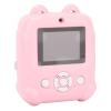 Acouto Kids Instant Print Camera, 48MP HD 1080P 16X Zoom Inkless Printing Toy with 2.4 Inch Screen for Selfies, Zoom and Playful Frames (Pink) view 3