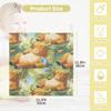 CUPADA Baby Face Towels Muslin Washcloths Cute Cow Tropical Cocktail Absorbent Burp Wash Wipes Soft Towel for Newborn Infant 5Pcs view 2