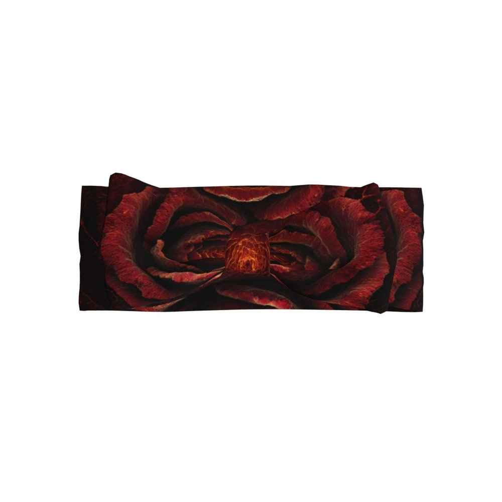 GGNKDL Lava Rose printing Baby bow headband, elastic headband, soft hair accessories suitable for newborns, children, toddlers and girls