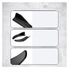 1 Pair Universal Car Bag Corner Bumper Spoiler Front Rear Lip Anti-Collision Car Side Skirt Anti Collision Rear Corner Accessory(1 Pair Carbon Fiber) view 4