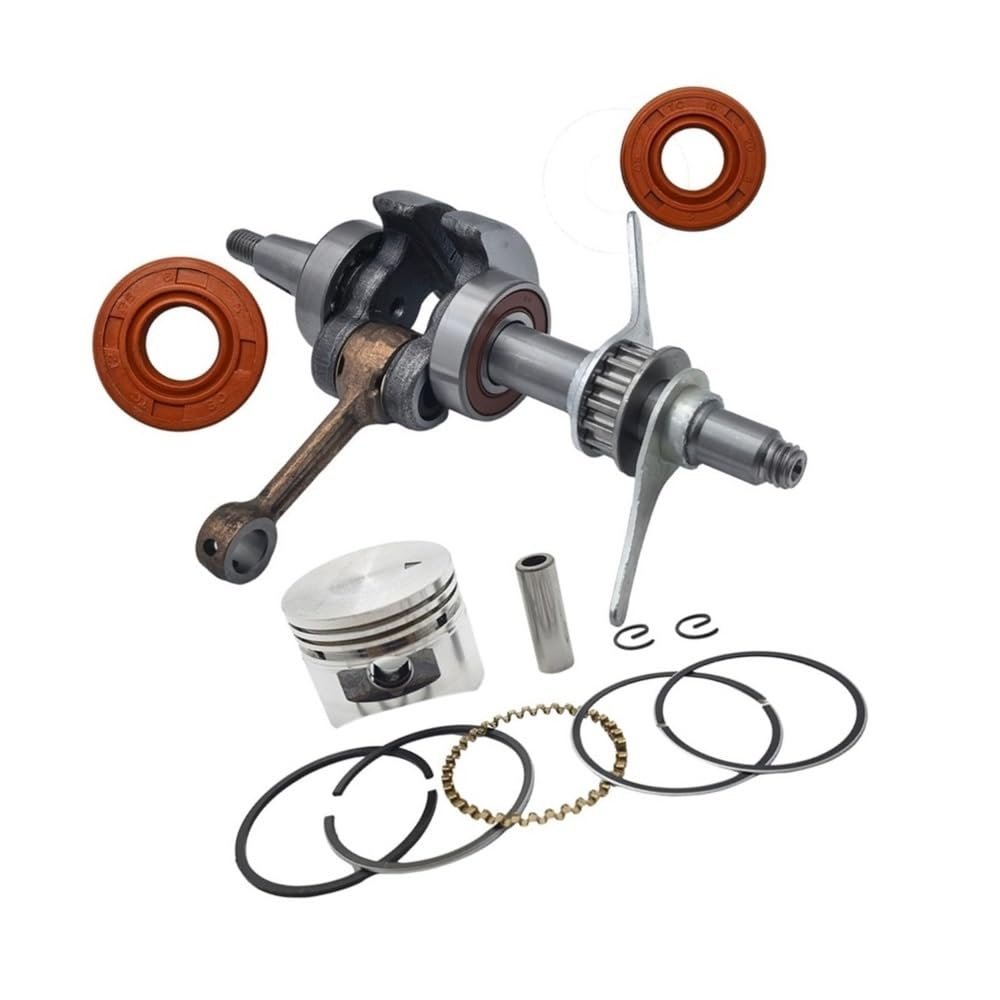 Crankshaft with Piston Oil Seal Kit Fit for GX25 GX25NT HHT25S Brushcutter