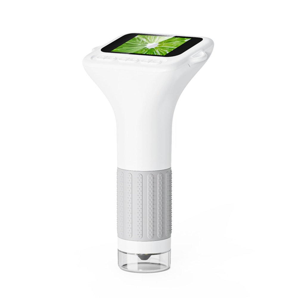 1000X 1080P Digital Handheld Kids Microscope with 2-Inch Screen - Portable Pocket Miniscope Science Toys Gifts for Boys Girls