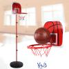 Adjustable Height Basketball Stand for Kids, Children Basketball Training Equipment Set, 170CM Adjustable Hoop with Backboard and Balls, Durable Iron Frame for Indoor Outdoor Games view 3