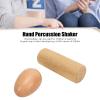 2PCS Wood Egg Shaker, Natural Safe Musical Hand Percussion Instrument Set for Children, Non Angular Design with Smooth Texture, Lightweight and Portable Rhythm Tool for Classroom M view 2
