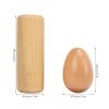 2PCS Wood Egg Shaker, Natural Safe Musical Hand Percussion Instrument Set for Children, Non Angular Design with Smooth Texture, Lightweight and Portable Rhythm Tool for Classroom M view 4