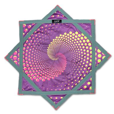 First Earth Flow Star - Dapo Star - Flow Toy Spiral 4 (UV), 25.5" - Regular
