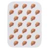 Azeeda 'Funny Face Croissant' Baby Burp/Wash Cloth (BC00037717) view 1