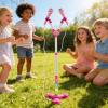 Children's Microphone Toy, Kids Duals Microphone Karaoke Machine with Colorful Light | Music Performance Toy, Encourages Imagination, Ideal for Parties view 2