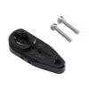 Funien 25T Servo Horn for 1/10 RC Car, Aluminum Alloy Steering Clamping Arm with Heat Dissipation, Dust Proof, and Serrated Teeth, Suitable for VP Replacement (Black) view 1