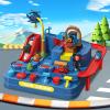 Car Race Track  ABS | Sliding Train Ramp Game, Kids Race Track Game Car Adventure Toy|Puzzle Adventure ar rack, Christmas Dinosaur Theme Racing Toy for Boys and Girls in Kindergarten, Home view 4