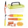 Genrico Cardboard Tools for Children | 148 Pieces Educational and Safe Serrated Roller for Folds,Safe Cardboard Cutter for Children - for Home School Strong Castle Car Workshop Set view 1