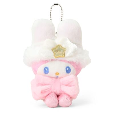Sanrio 265748 My Melody Mascot Holder (Glitter Winter), for Ages 6 and Up
