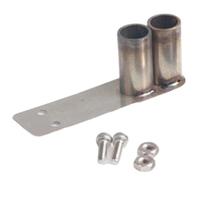 High Performance RC Exhaust System for Upgrades and Tuning, Compatible with 1/10 Scale Nitro RC Cars, Aluminum Construction- Single Row